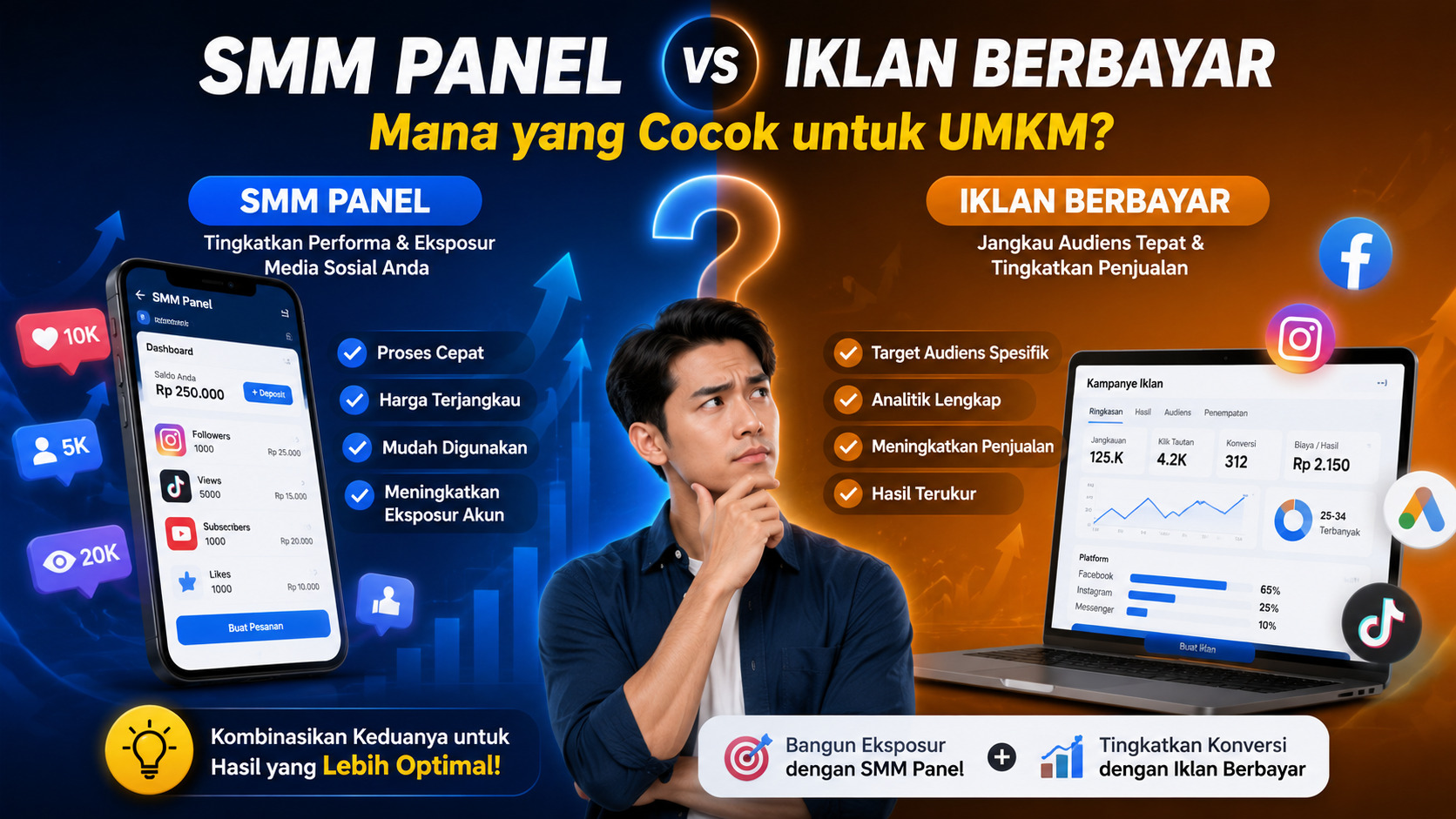 SMM Panel atau Iklan Berbayar